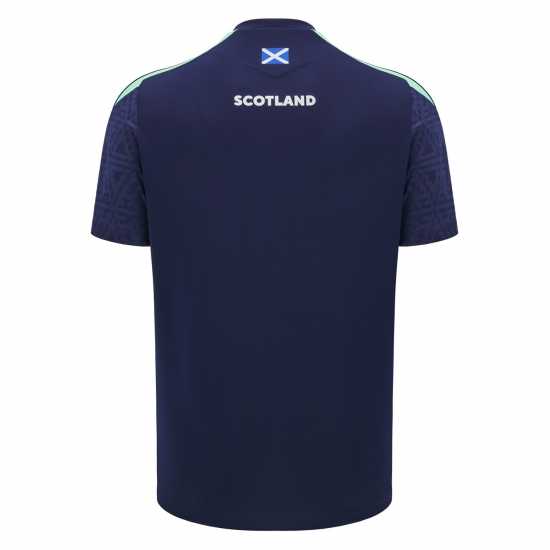 Macron Scotland Rugby Union Training T-Shirt 2024 Adults  