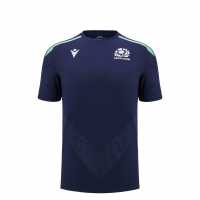 Macron Scotland Rugby Union Poly T-Shirt 2024 Juniors  