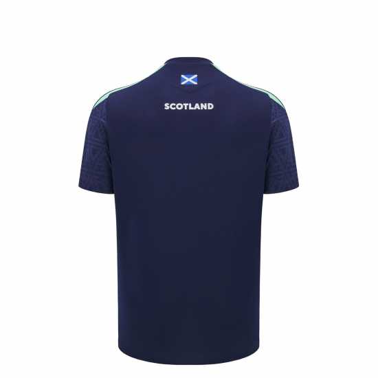 Macron Scotland Rugby Union Poly T-Shirt 2024 Juniors  