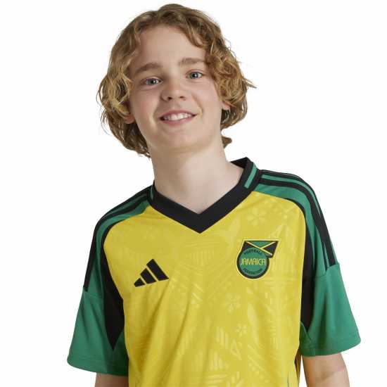 Adidas Домакинска Футболна Фланелка Jamaica Home Shirt 2024 Juniors  New Releases