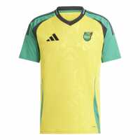 Adidas Домакинска Футболна Фланелка Jamaica Home Shirt 2024 Adults  Мъжко облекло за едри хора