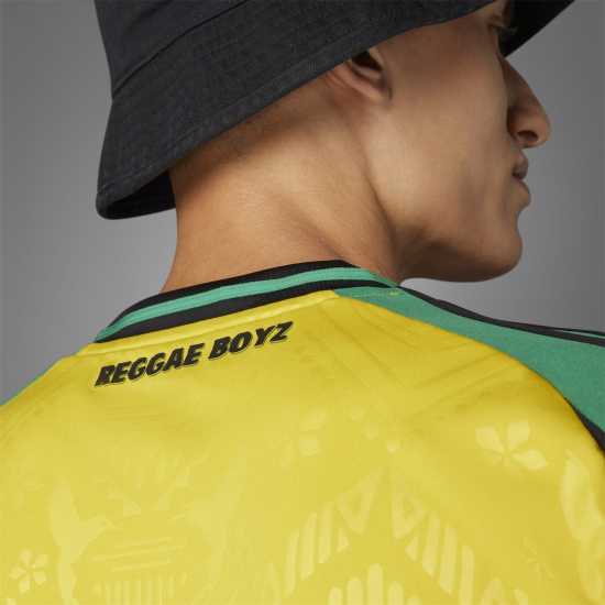 Adidas Домакинска Футболна Фланелка Jamaica Home Shirt 2024 Adults  Мъжко облекло за едри хора