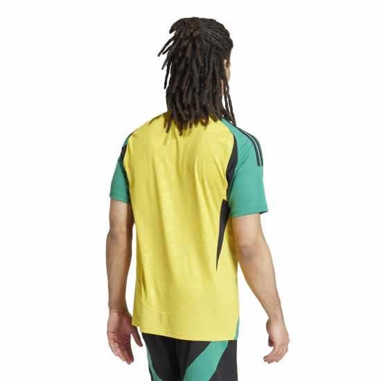 Adidas Домакинска Футболна Фланелка Jamaica Home Shirt 2024 Adults  Мъжко облекло за едри хора