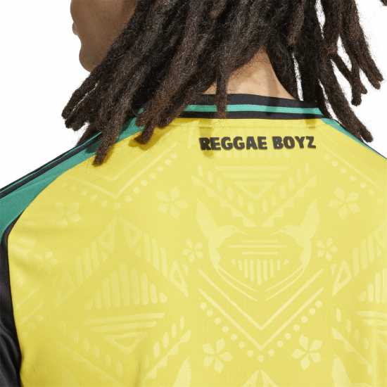 Adidas Домакинска Футболна Фланелка Jamaica Home Shirt 2024 Adults  Мъжко облекло за едри хора