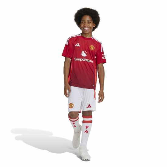 Adidas Manchester United Home Shorts 2024 2025 Juniors  Детски къси панталони