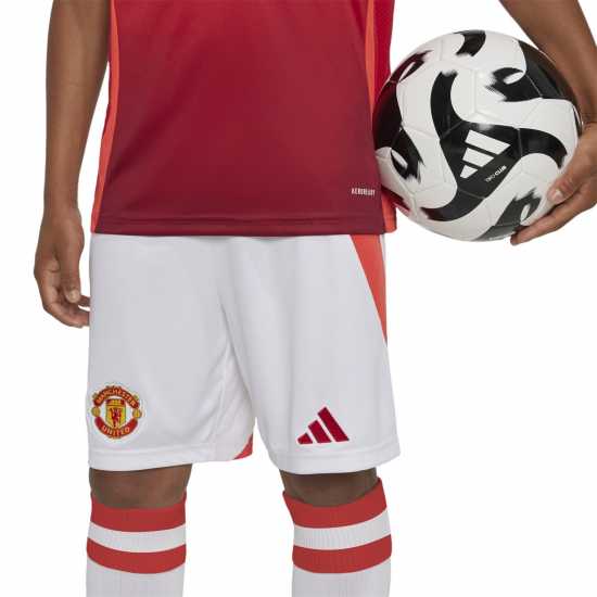 Adidas Manchester United Home Shorts 2024 2025 Juniors  Детски къси панталони