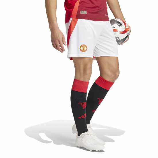 Adidas Manchester United Home Shorts 2024 2025 Adults  Мъжки къси панталони