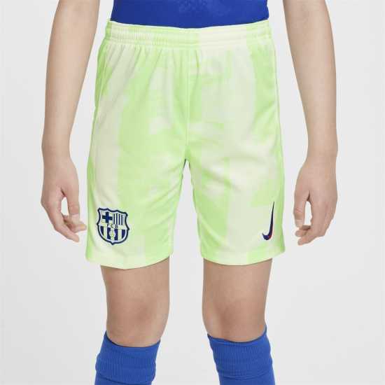 Nike Barcelona Third Shorts 2024 2025 Juniors  