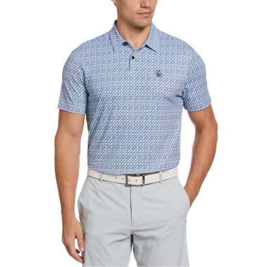 Original Penguin Golf Retro W Polo Sn99  Мъжко облекло за едри хора