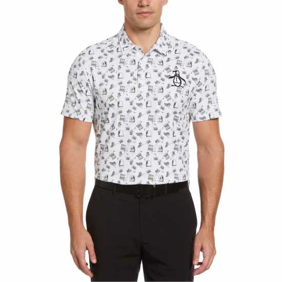 Original Penguin Golf Ao Ret Polo Sn99  Мъжко облекло за едри хора