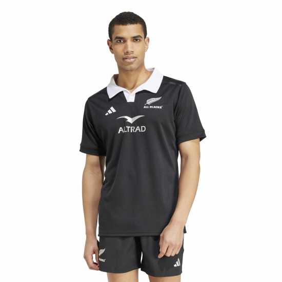 Adidas All Blacks Rugby Aeroready Short Sleeve Jersey 2024 Adults  Мъжко облекло за едри хора