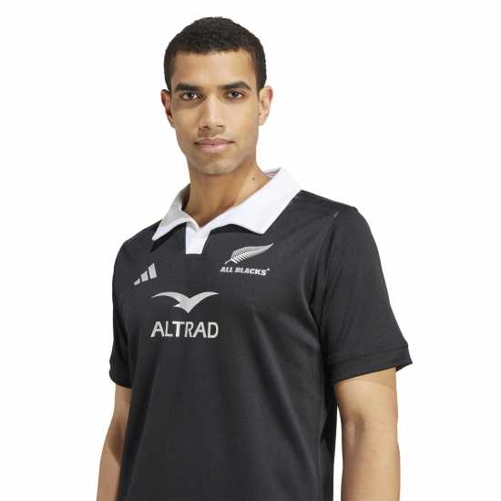 Adidas All Blacks Rugby Aeroready Short Sleeve Jersey 2024 Adults  Мъжко облекло за едри хора