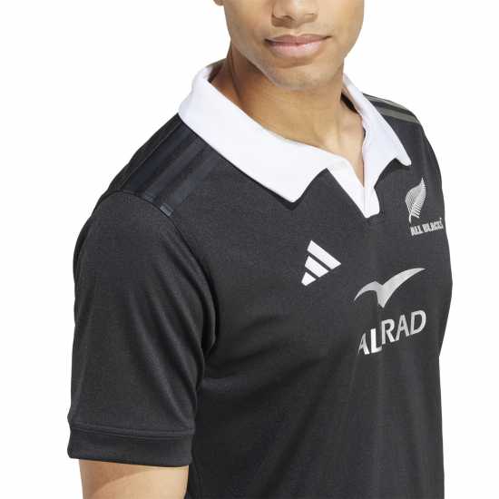 Adidas All Blacks Rugby Aeroready Short Sleeve Jersey 2024 Adults  Мъжко облекло за едри хора