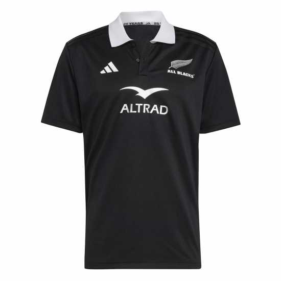 Adidas Блуза С Яка All Blacks Rugby Supporters Polo Shirt 2024  Adults  