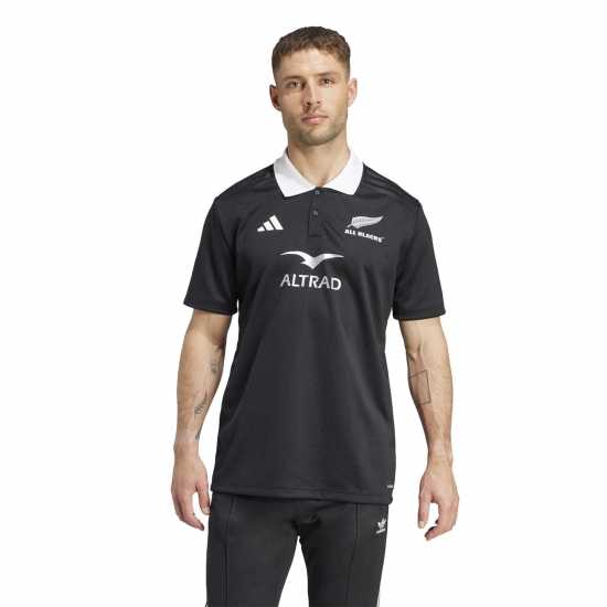 Adidas Блуза С Яка All Blacks Rugby Supporters Polo Shirt 2024  Adults  