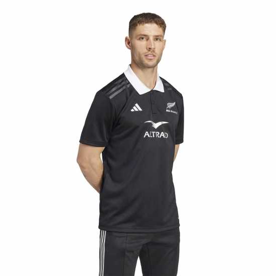 Adidas Блуза С Яка All Blacks Rugby Supporters Polo Shirt 2024  Adults  