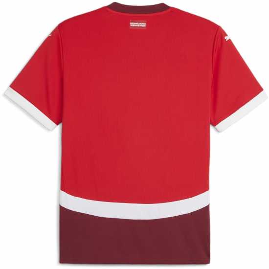 Puma Домакинска Футболна Фланелка Switzerland Home Shirt 2024 Adults  Мъжко облекло за едри хора