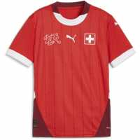 Puma Домакинска Футболна Фланелка Switzerland Home Shirt 2024 Juniors  Футболна разпродажба