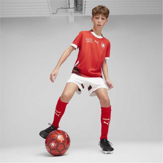 Puma Домакинска Футболна Фланелка Switzerland Home Shirt 2024 Juniors  Футболна разпродажба