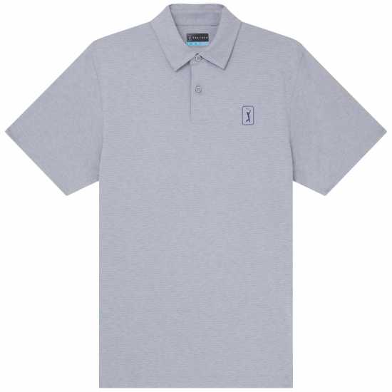 Pga Tour Space Dye Polo Сиво Мъжки тениски с яка