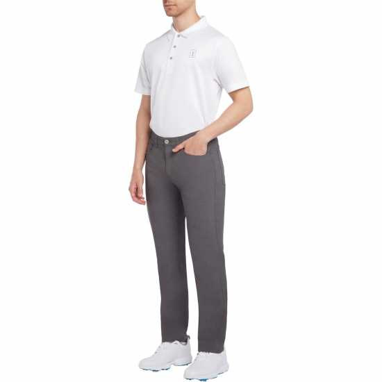 Pga Tour Textured 5 Pocket Trouser Сиво Голф пълна разпродажба