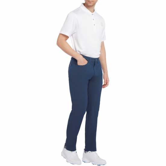 Pga Tour Textured 5 Pocket Trouser Морска синьо Голф пълна разпродажба