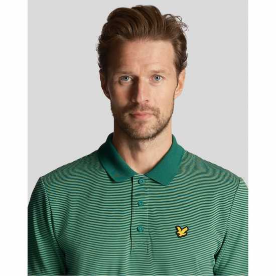 Lyle And Scott Блуза С Яка Golf Microstripe Polo Shirt Смит зелено Tshirts under 20