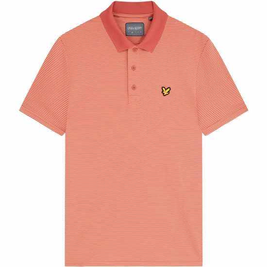 Lyle And Scott Блуза С Яка Golf Microstripe Polo Shirt Топло розово Tshirts under 20