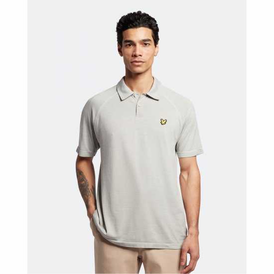 Lyle And Scott Lyle Seamless Polo Sn99 Пебъл Марл Tshirts under 20