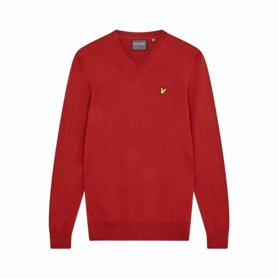 Lyle And Scott Golf V Neck Jumper Теракотово Оран 