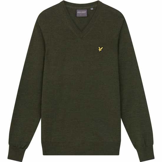 Lyle And Scott Golf V Neck Jumper Кактус зелено 