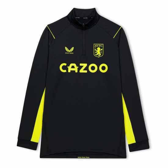 Външен Слой Деца Castore Aston Villa Third Midlayer Top Juniors  Детски горнища с цип