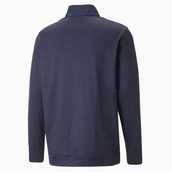 Puma Блуза С Четвърт Цип Cloudspun Quarter Zip Mens Морска синьо Мъжки пуловери и жилетки