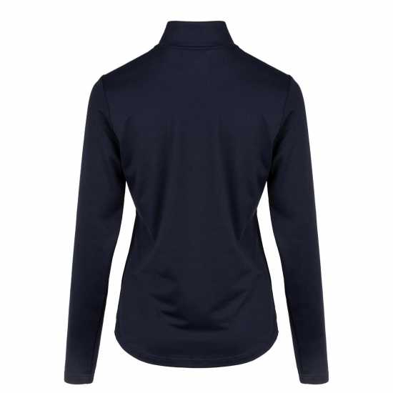 Slazenger Pullover Zip Top Womens Морска синьо Дамски суичъри и блузи с качулки