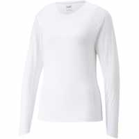 Puma W Youv Ls Crew Jumper Womens  Дамски голф горнища