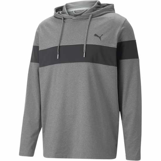 Puma Colourblock Hoodie Mens Тиха сянка Мъжки пуловери и жилетки