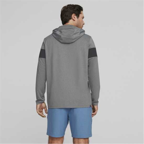 Puma Colourblock Hoodie Mens Тиха сянка Мъжки пуловери и жилетки