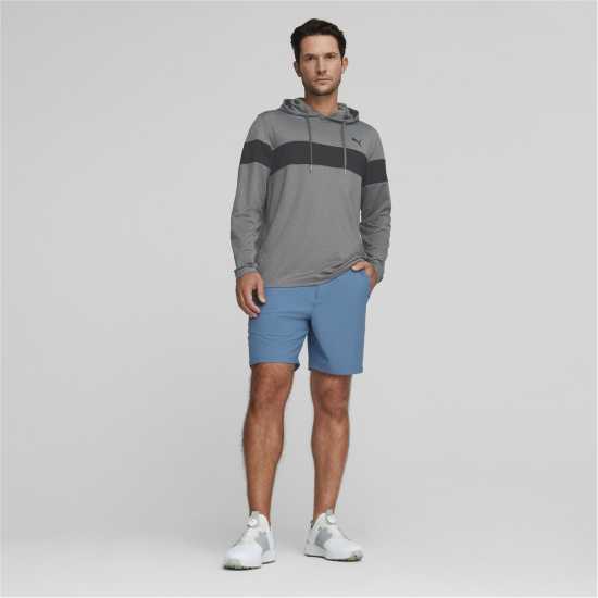 Puma Colourblock Hoodie Mens Тиха сянка Мъжки пуловери и жилетки