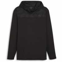 Puma Cloudspun Camo Hoodie Jumper Mens Черно Пума Голф облекло