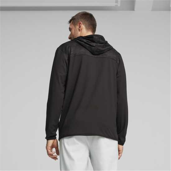 Puma Cloudspun Camo Hoodie Jumper Mens Черно Пума Голф облекло