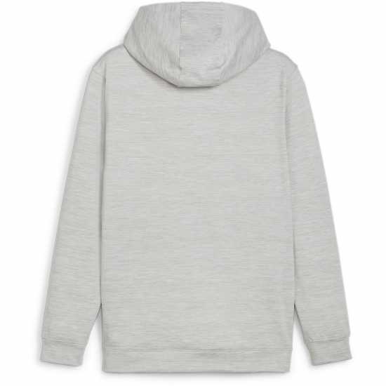 Puma Cloudspun Patch Hoodie Jumper Mens Сиво синьо Голф облекло