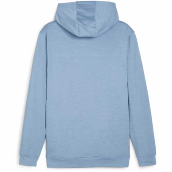 Puma Cloudspun Patch Hoodie Jumper Mens Зен Син Голф облекло