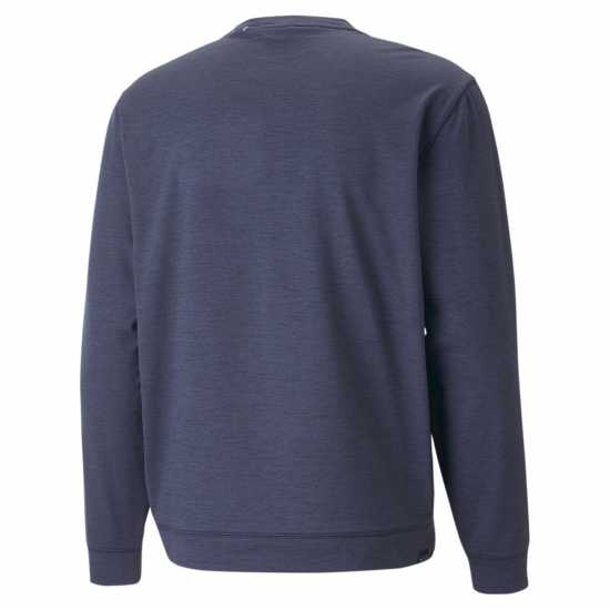 Puma Cloudspun Crewneck Mens Нави блейзър Мъжки пуловери и жилетки