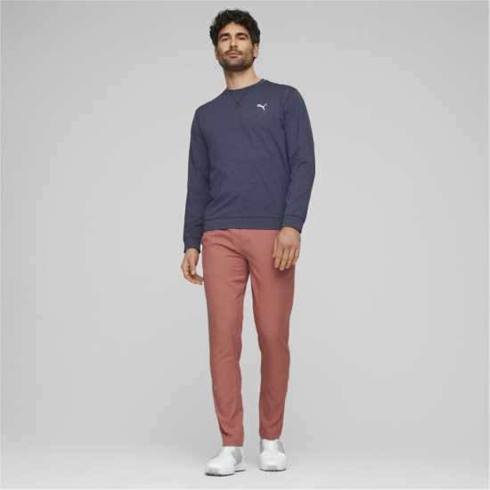 Puma Cloudspun Crewneck Mens Нави блейзър Мъжки пуловери и жилетки