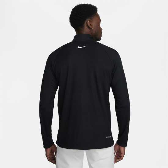 Nike Tour Men's Dri-FIT ADV 1/2-Zip Golf Top Черно/Бяло Голф облекло