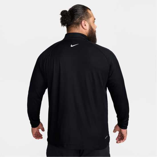 Nike Tour Men's Dri-FIT ADV 1/2-Zip Golf Top Черно/Бяло Голф облекло