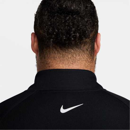 Nike Tour Men's Dri-FIT ADV 1/2-Zip Golf Top Черно/Бяло Голф облекло