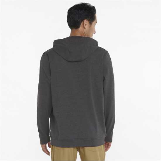 Puma Cloudspun Progress Hoodie Mens Черно Пума Голф облекло