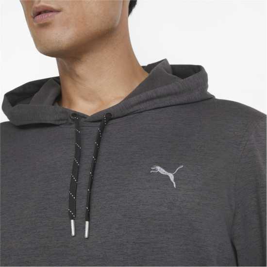 Puma Cloudspun Progress Hoodie Mens Черно Пума Голф облекло