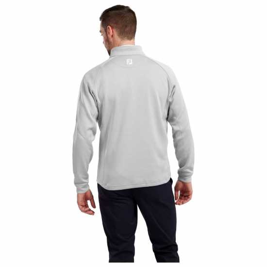 Footjoy Мъжки Пуловер Chillout Pull Over Mens Сиво Мъжки пуловери и жилетки